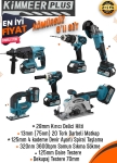 Kimmer Plus 6 Lı MAX Plus Set Somun Sıkma + Hilti + Matkap + Taşlama + Daire Testeresi + Dekupaj 