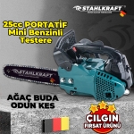 STAHLKRAFT STH 6120 25cc Portatif Mini Benzinli Testere 25 cm Palalı