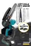 STAHLKRAFT STH 6290 Çift Pala 58VF Yağlı Akülü Dal Budama Testeresi