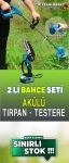 STAHLKRAFT STH 9982  Akülü  Budama Testeresi +Tırpan